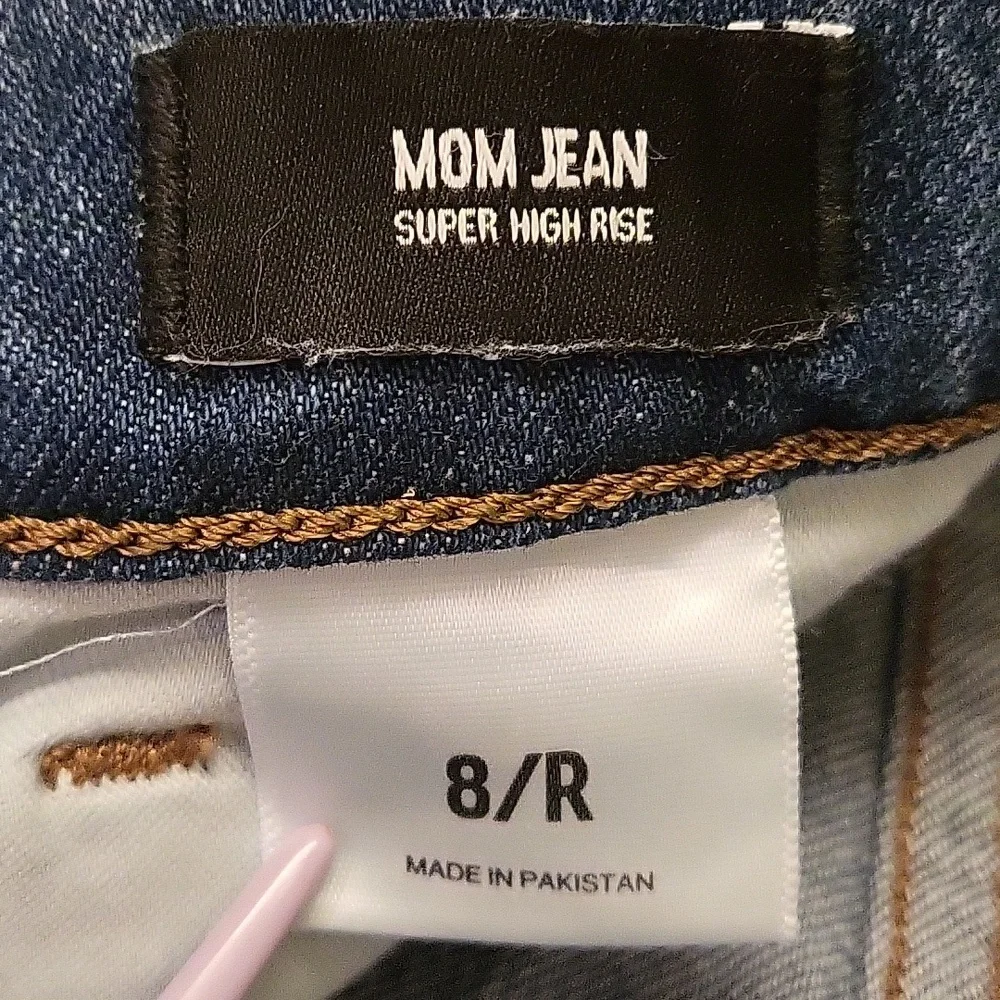 Express Mom Jean super high rise 8/R - Picture 5 of 5